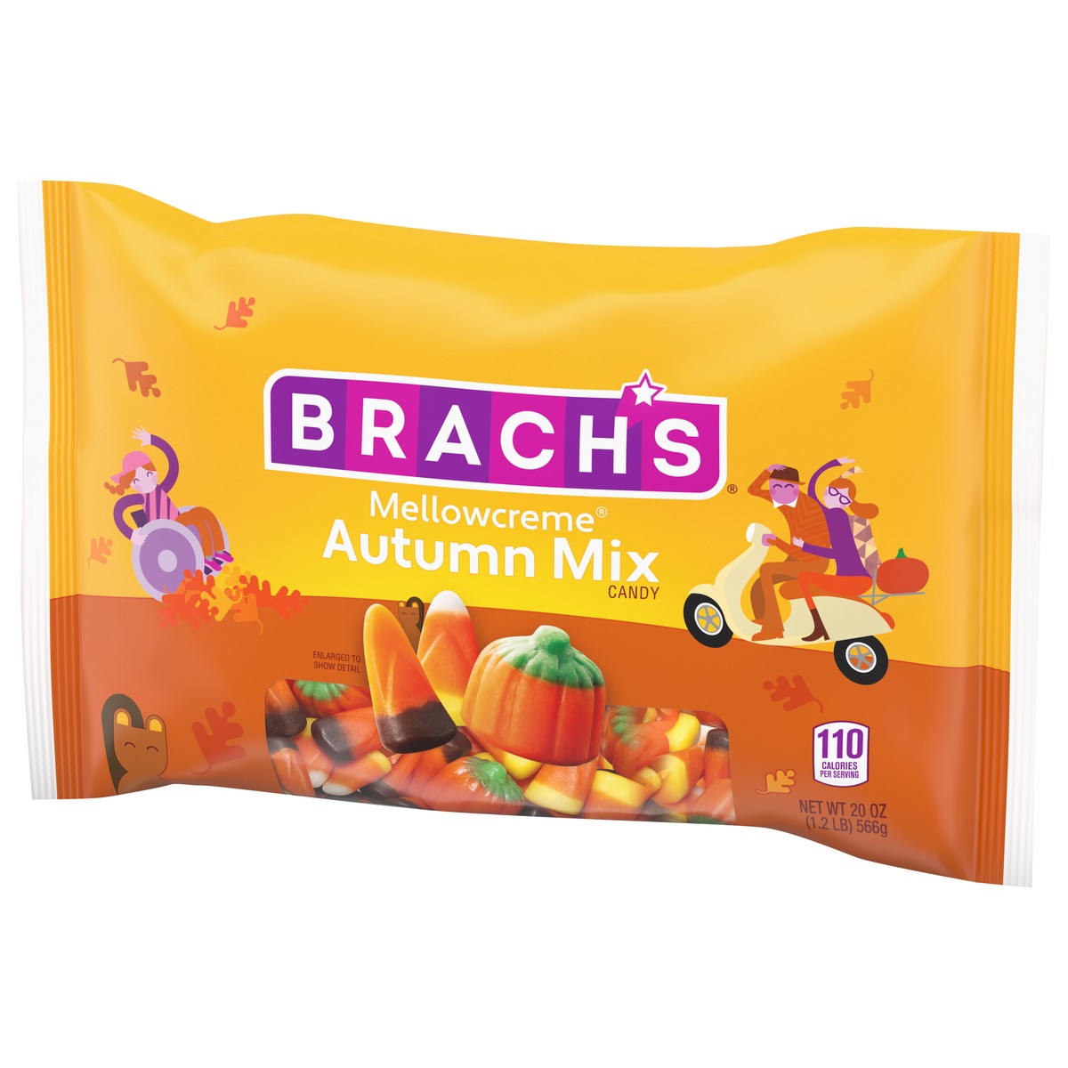 slide 9 of 13, Brach's 02867 155977 Mellowcreme Autumn Mix Halloween 20 oz, 20 oz