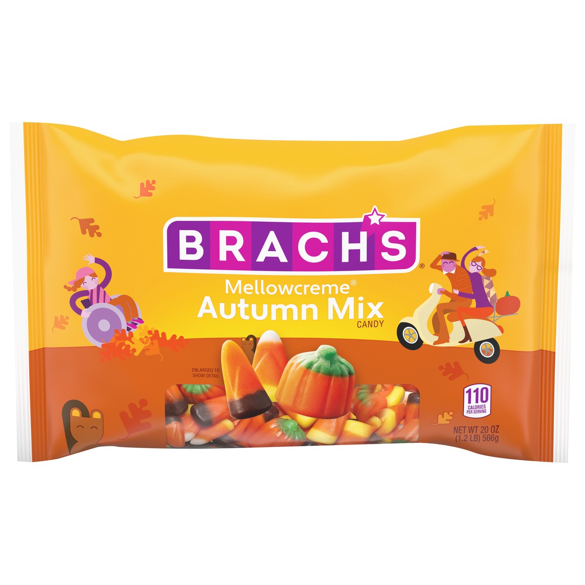 slide 1 of 13, Brach's 02867 155977 Mellowcreme Autumn Mix Halloween 20 oz, 20 oz