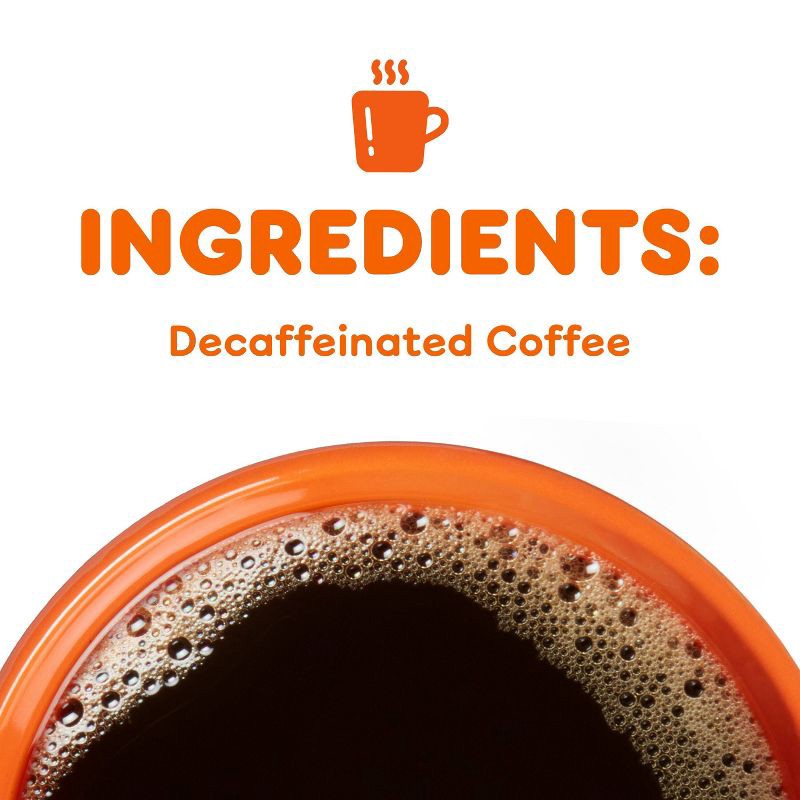 slide 5 of 7, Dunkin' Donuts Dunkin' Dunkin' Decaf Medium Roast Coffee - Keurig K-Cup Pods - 22ct, 22 ct