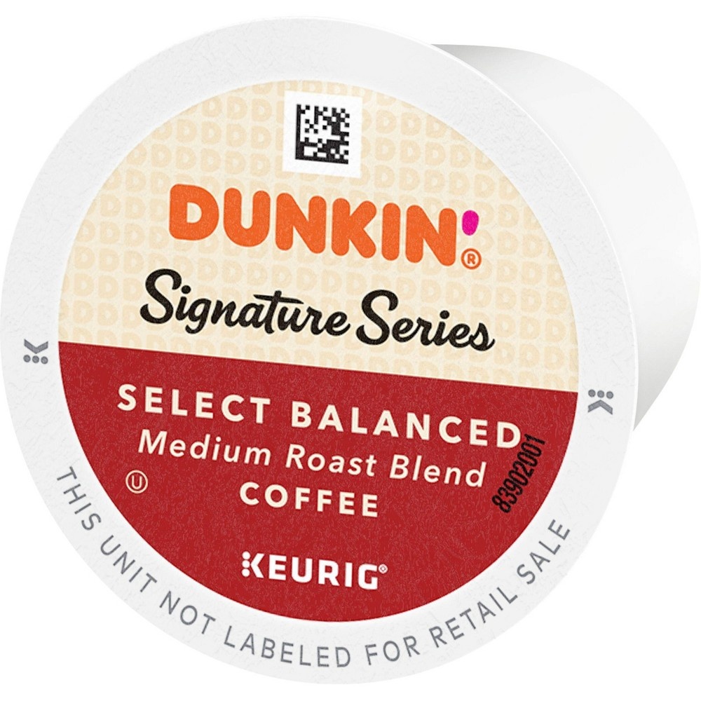 slide 4 of 10, Dunkin' Donuts Balanced Blend Medium Roast Coffee - Keurig K-Cup Pods, 22 ct