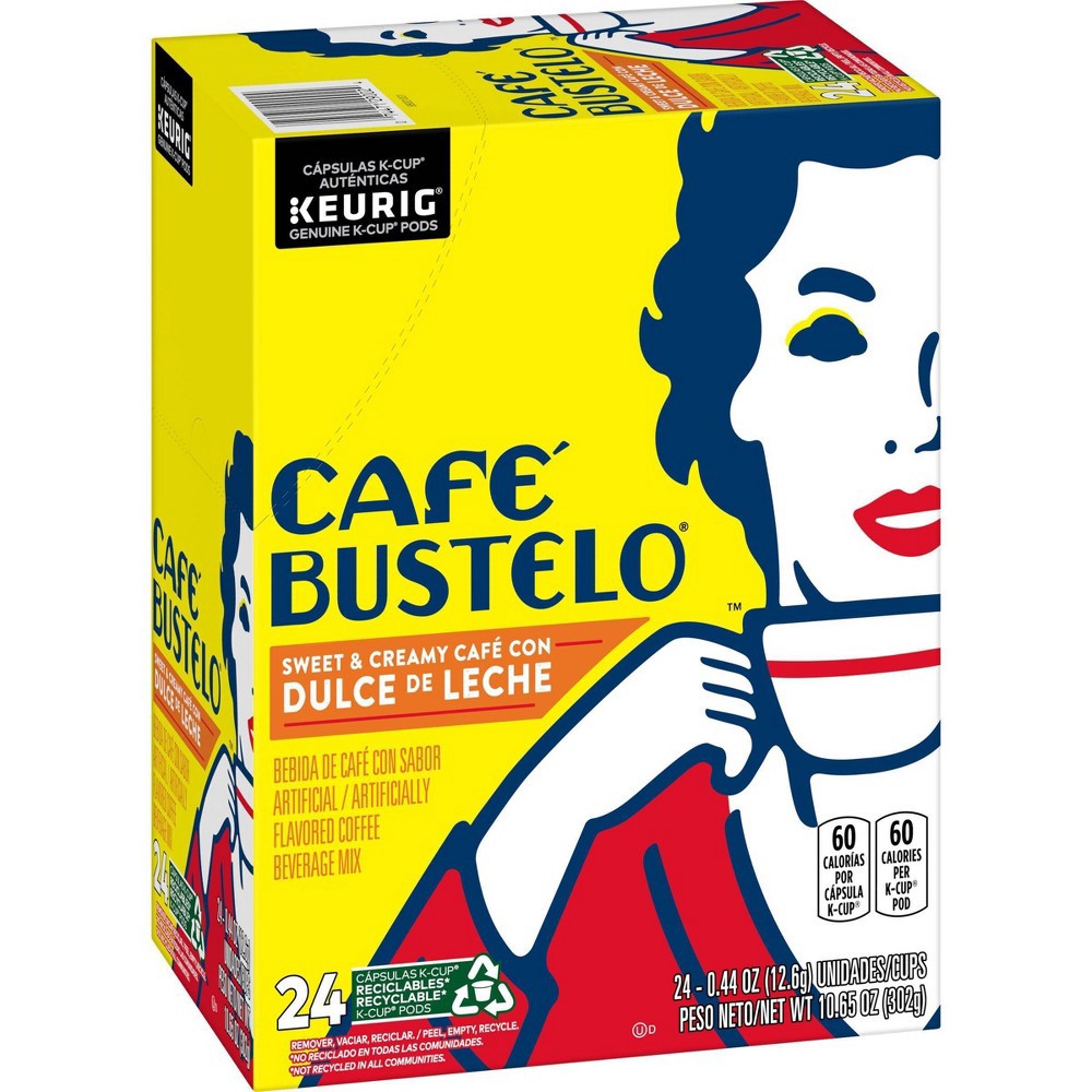 slide 3 of 6, Cafe Bustelo Dulce de Leche Medium Roast Coffee Pods - 24ct, 24 ct