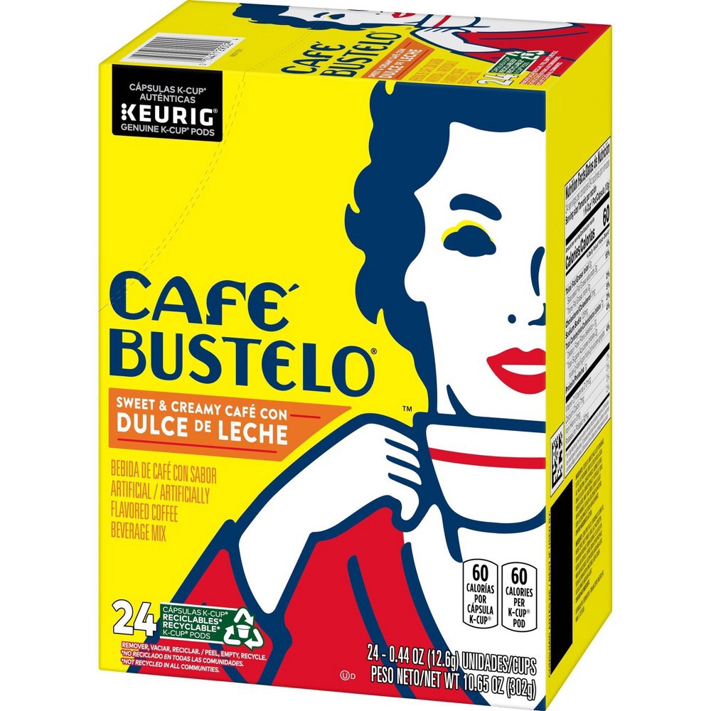 slide 4 of 6, Cafe Bustelo Dulce de Leche Medium Roast Coffee Pods - 24ct, 24 ct