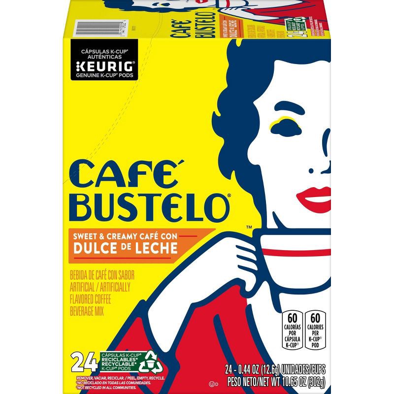 slide 1 of 1, Cafe Bustelo Dulce de Leche Medium Roast Coffee Pods - 24ct, 24 ct