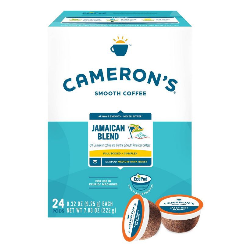 slide 2 of 9, Cameron's Coffee Cameron's Jamaican Blend Medium Dark Roast Coffee - 24ct, 24 ct