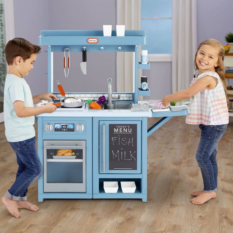 slide 2 of 6, Little Tikes First Prep Kitchen Realistic Pretend Play Kitchen with Over 25 Accessories, 1 ct
