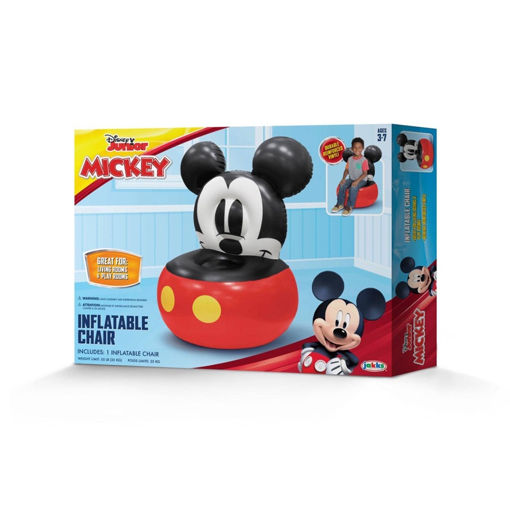 slide 4 of 4, Disney Mickey Mouse Inflatable Chair, 1 ct