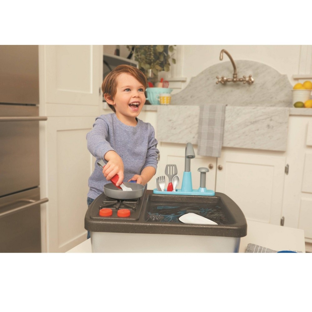 slide 4 of 6, Little Tikes First Real Sink & Stove Realistic Pretend Play Appliance, 1 ct