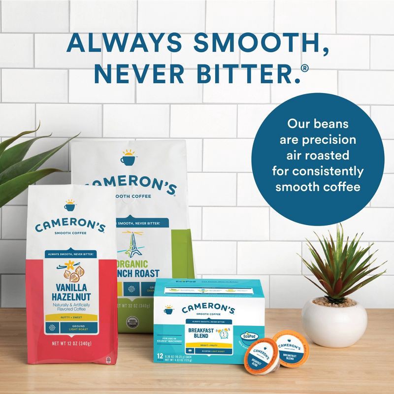 slide 9 of 9, Cameron's Coffee Cameron's Breakfast Blend Light Roast Coffee Pods - 24ct, 24 ct