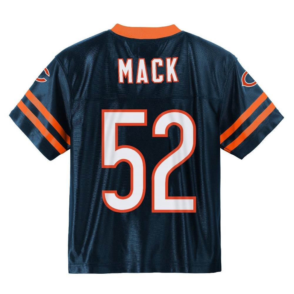 slide 3 of 3, NFL Chicago Bears Boys' Khalil Mack Short Sleeve Jersey - XL, 1 ct