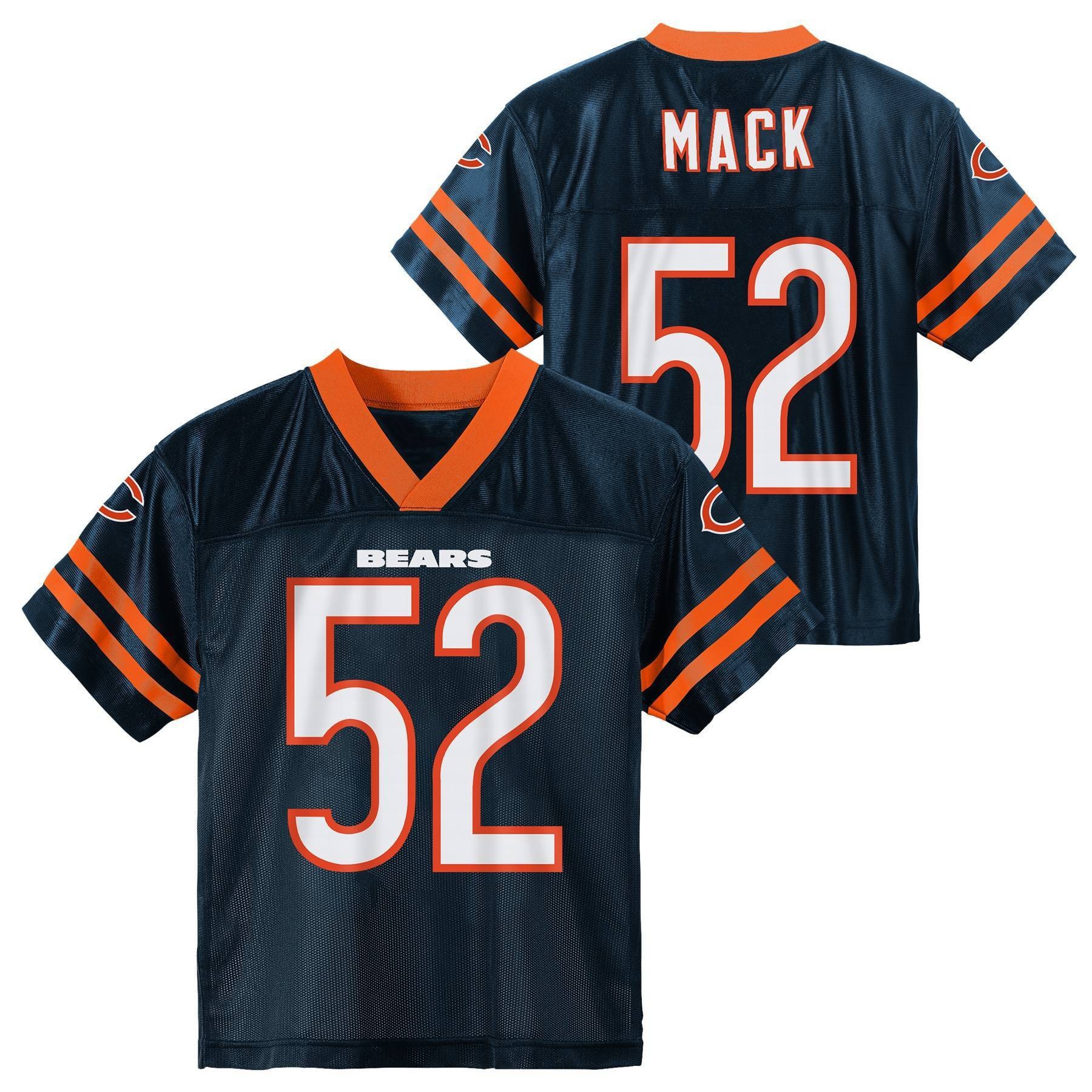 slide 1 of 3, NFL Chicago Bears Boys' Khalil Mack Short Sleeve Jersey - XL, 1 ct