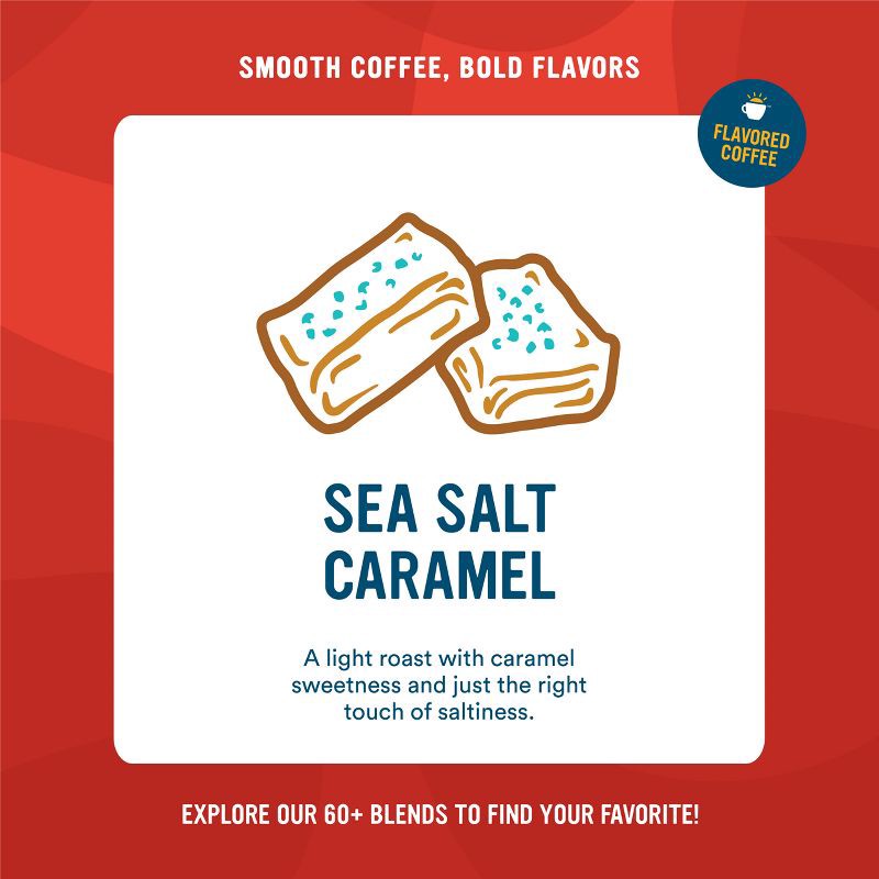 slide 2 of 8, Cameron's Coffee Sea Salt Caramel Light Roast Ground Coffee - 32oz, 32 oz