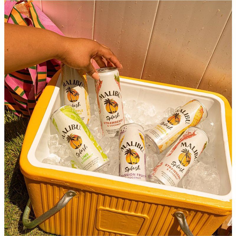 slide 3 of 4, Malibu Splash Variety Pack - 8pk/12 fl oz Cans, 8 ct; 12 fl oz