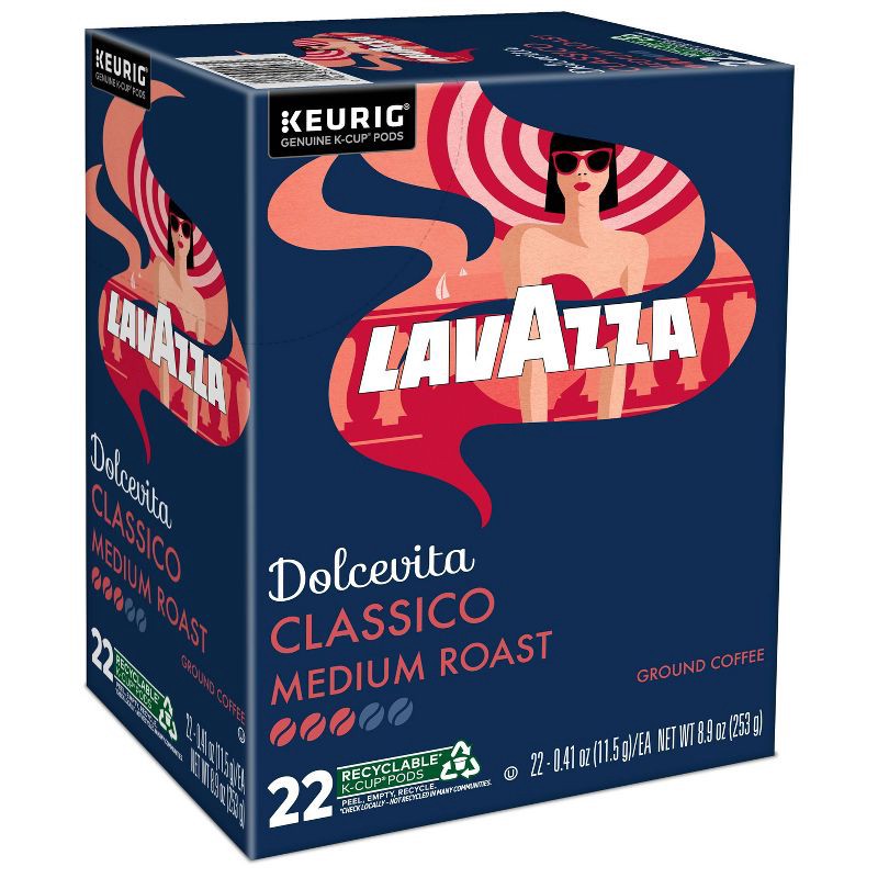 slide 12 of 14, Lavazza Classico Medium Roast Coffee Pods - 22ct, 22 ct