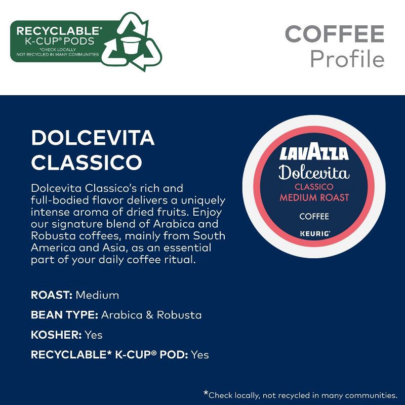slide 5 of 14, Lavazza Classico Medium Roast Coffee Pods - 22ct, 22 ct