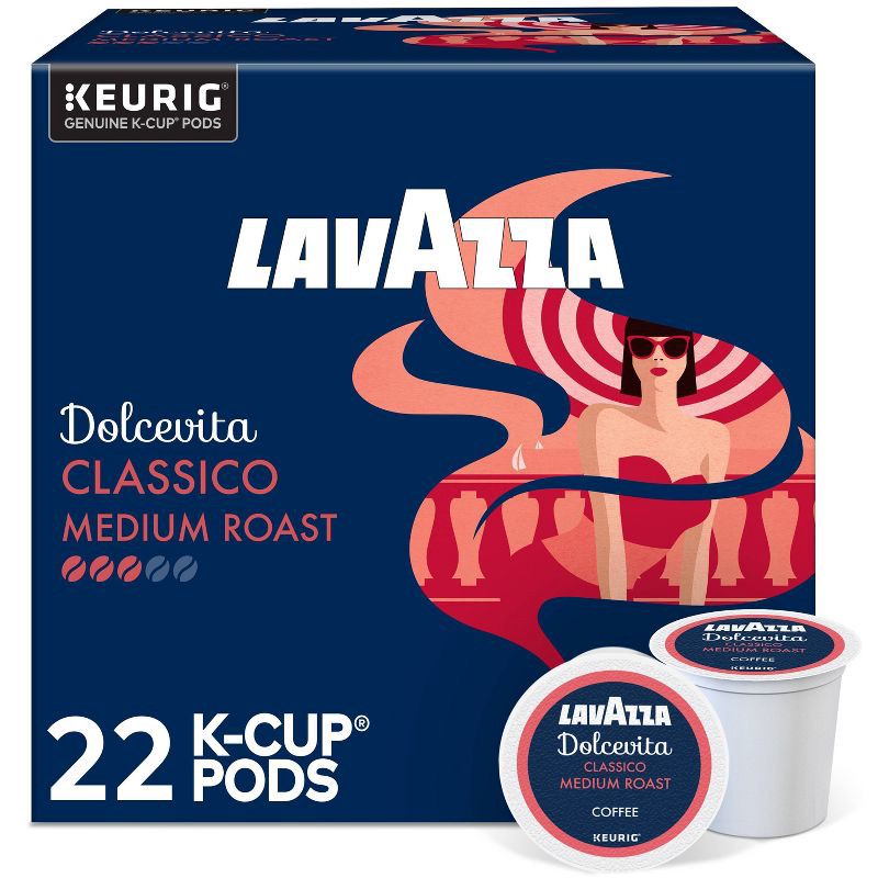 slide 1 of 14, Lavazza Classico Medium Roast Coffee Pods - 22ct, 22 ct