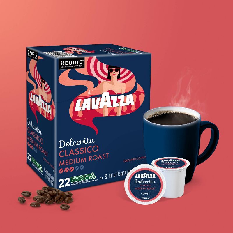 slide 10 of 14, Lavazza Classico Medium Roast Coffee Pods - 22ct, 22 ct