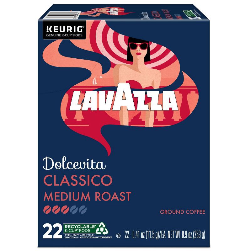 slide 11 of 14, Lavazza Classico Medium Roast Coffee Pods - 22ct, 22 ct
