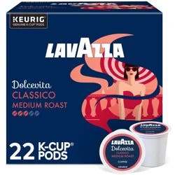 Lavazza Classico Medium Roast Coffee Pods - 22ct