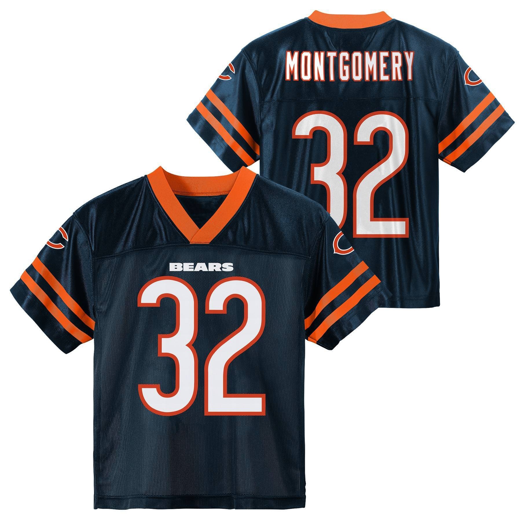 slide 1 of 3, NFL Chicago Bears Boys' Montgomery David Short Sleeve Jersey - XL, 1 ct