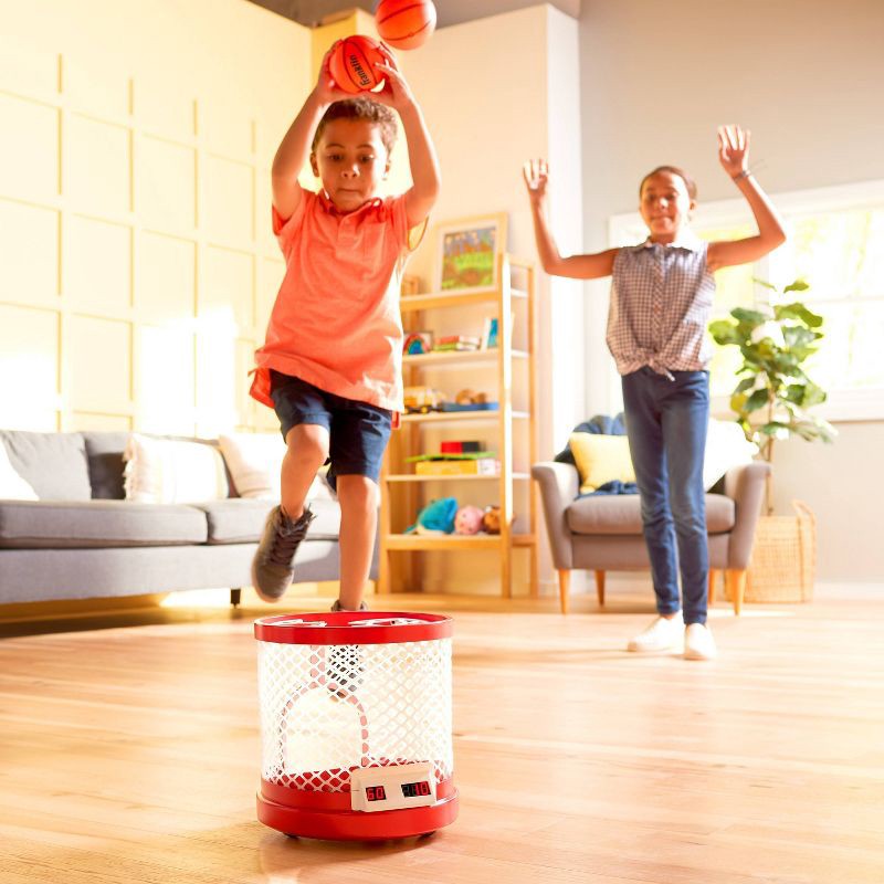 slide 8 of 10, Franklin Sports Runaway Floor Electronics Basketball Set, 1 ct