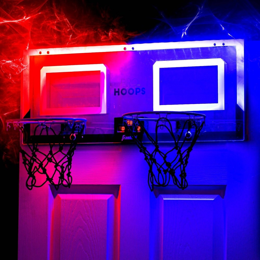 slide 2 of 6, Franklin Sports Pro Hoops LED with Basketball, 2 ct