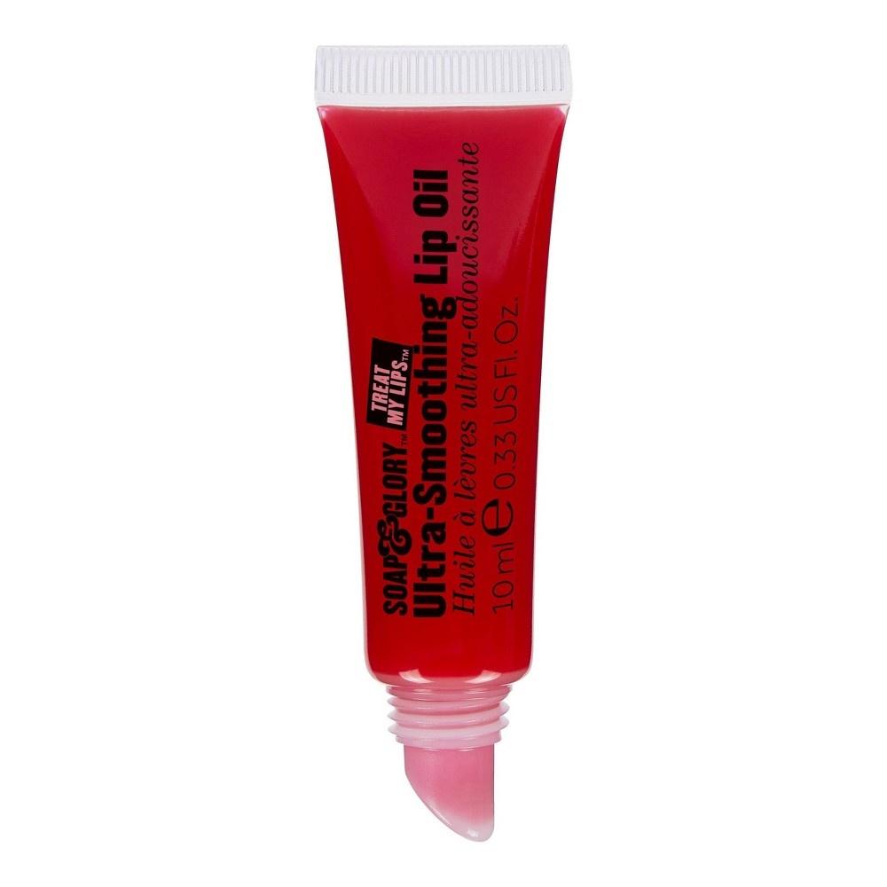 slide 3 of 6, Soap & Glory Treat My Lips Ultra Smoothing Lip Oil - Sheer Red - 0.33 fl oz, 1 ct