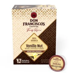 Don Francisco's Vanilla Nut Medium Roast Coffee - Single Serve Pods - 24ct