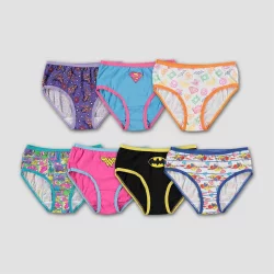 DC Comics Girls' DC Superhero Girls 7pk Underwear - 6