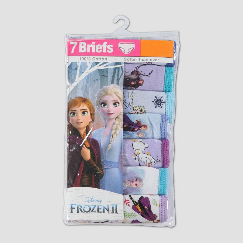 slide 2 of 5, Girls' Disney Frozen 7pk Underwear - 6, 7 ct