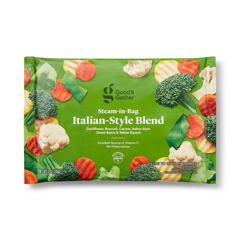 slide 1 of 3, Frozen Italian-Style Vegetable Blend - 12oz - Good & Gather™, 12 oz