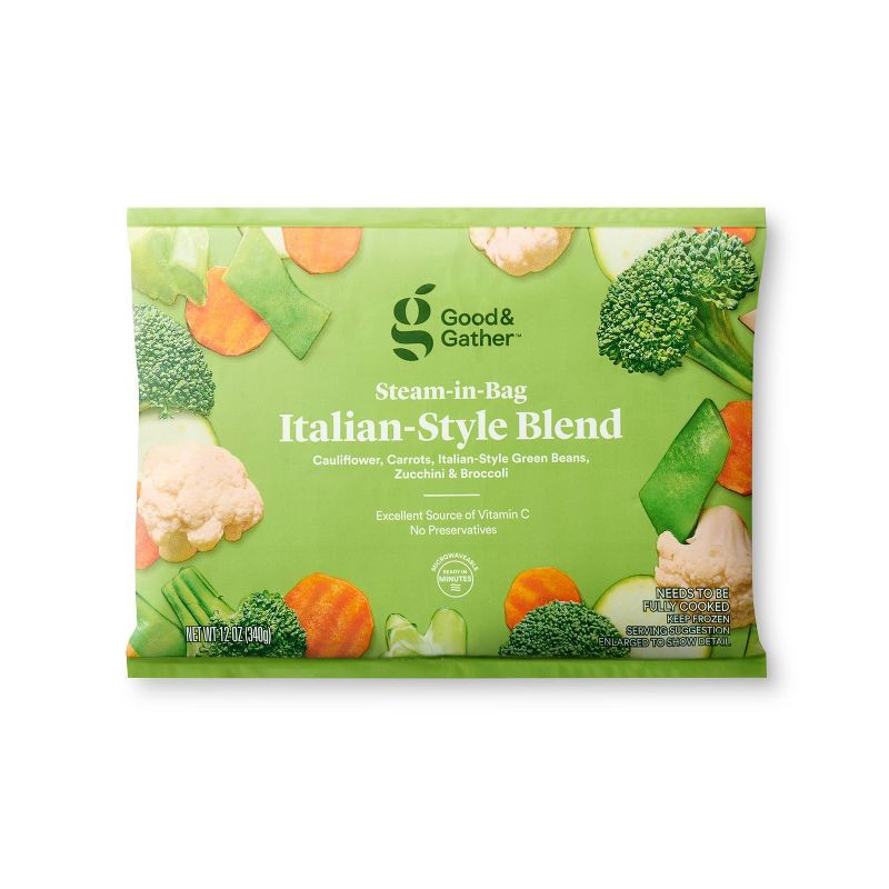 slide 1 of 3, Frozen Italian-Style Vegetable Blend - 12oz - Good & Gather™, 12 oz