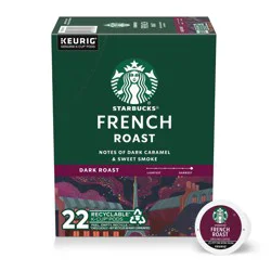 Starbucks French Dark Roast Keurig K-Cup Coffee Pods - 22ct