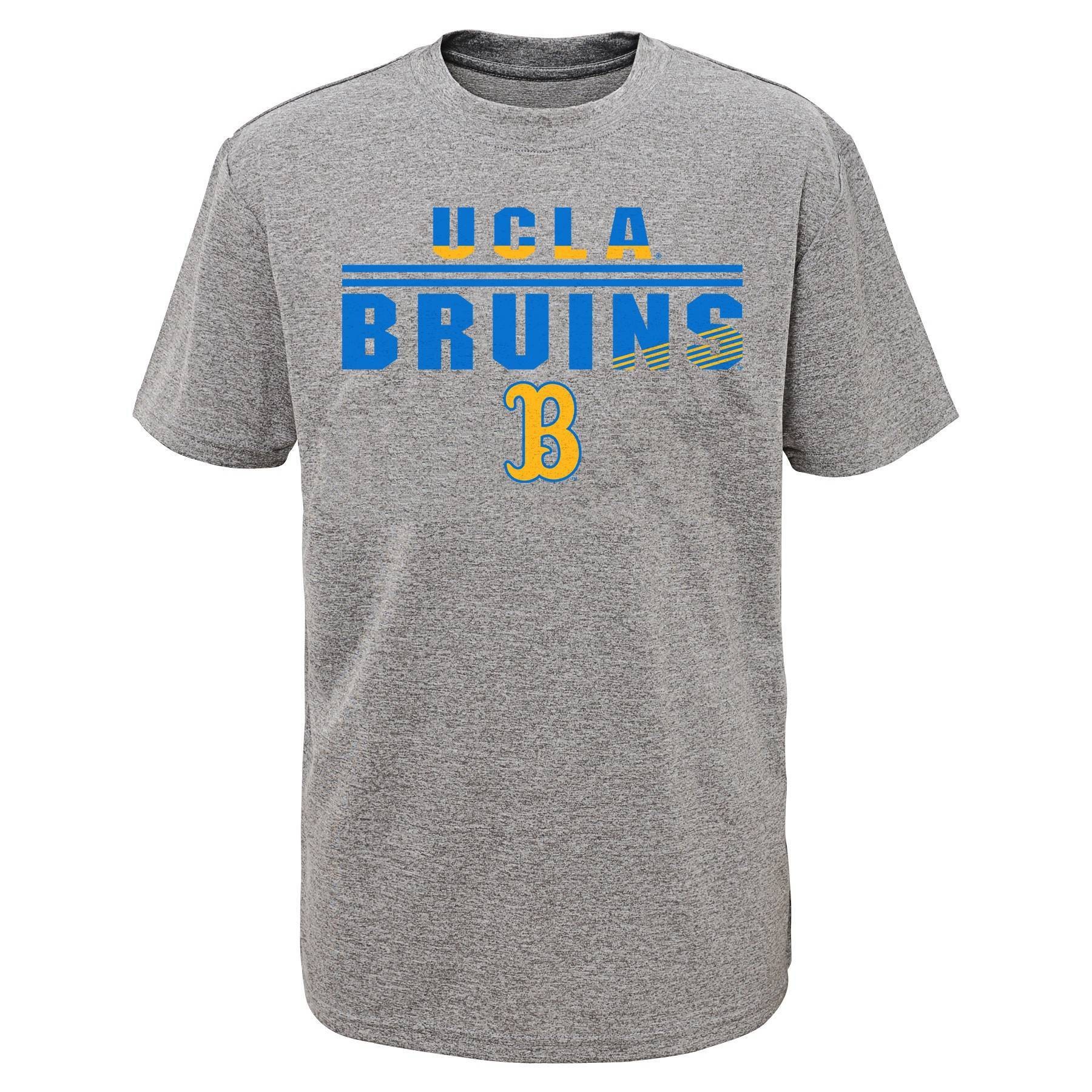 slide 1 of 1, NCAA UCLA Bruins Boys' Short Sleeve Gray Performance T-Shirt - XL, 1 ct