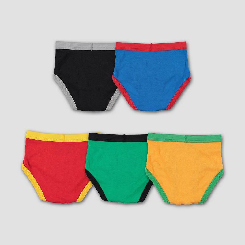 slide 2 of 3, Boys' Justice League Logo 5pk Underwear - 6, 5 ct
