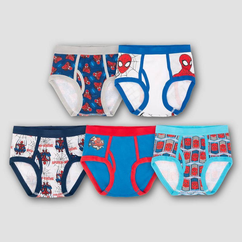 slide 2 of 6, Boys' Marvel Spider-Man 5pk Underwear - 4, 5 ct