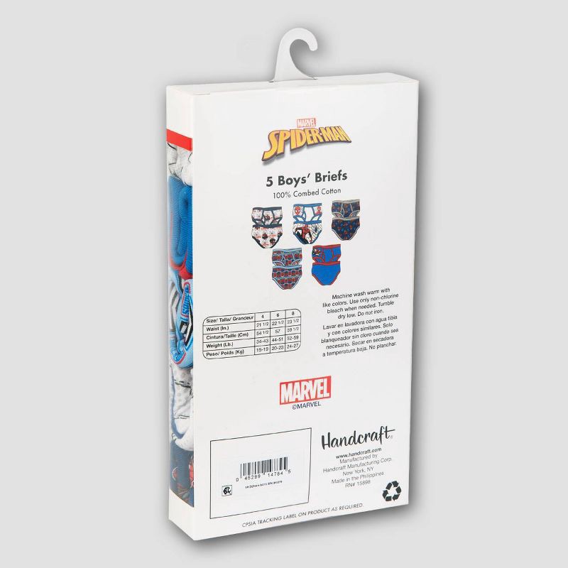 slide 6 of 6, Boys' Marvel Spider-Man 5pk Underwear - 4, 5 ct