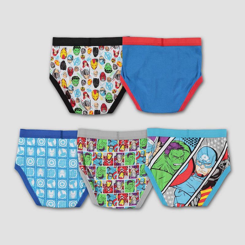 slide 2 of 3, Boys' Marvel Avengers 5pk Underwear - 4, 5 ct