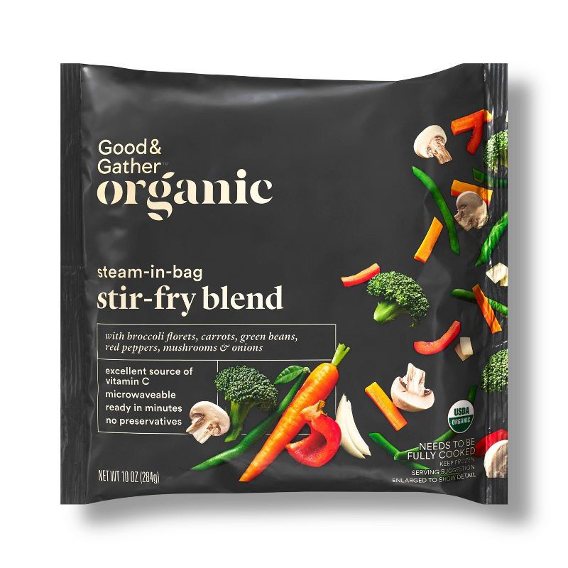 slide 1 of 2, Organic Frozen Stir-Fry Blend - 10oz - Good & Gather™, 10 oz