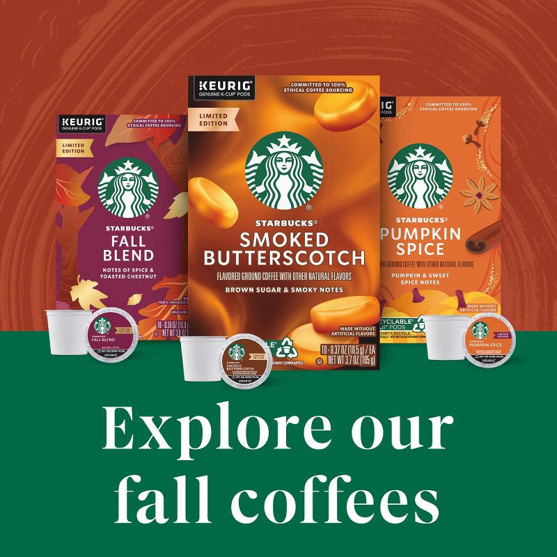 slide 2 of 9, Starbucks Fall Blend Medium Roast Keurig K-Cup Coffee Pods - 22ct, 22 ct