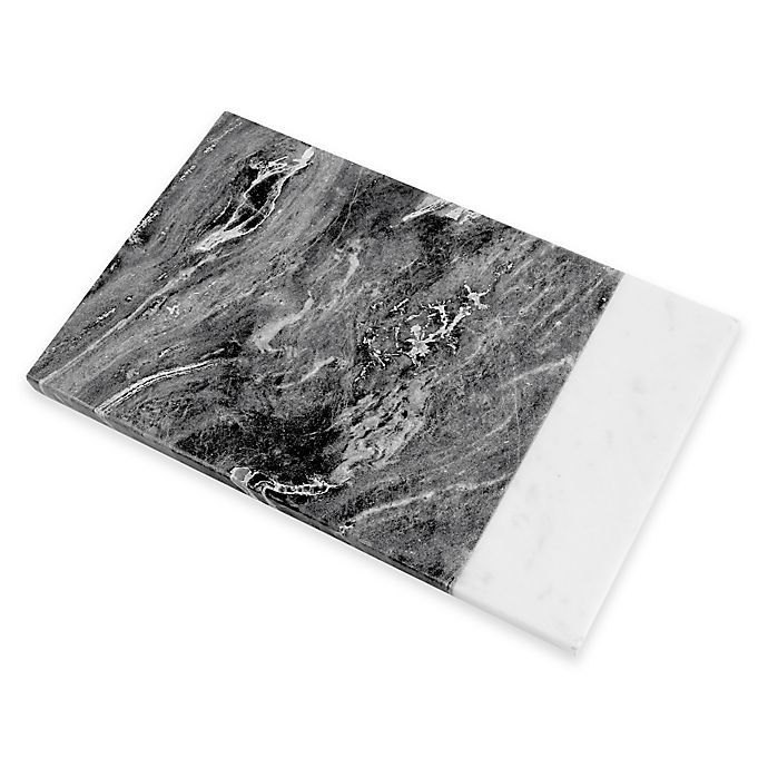 slide 2 of 2, Artisanal Kitchen Supply Marble Serving Board - White/Grey, 1 ct