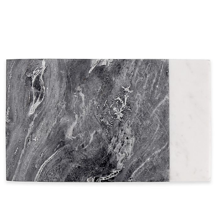 slide 1 of 2, Artisanal Kitchen Supply Marble Serving Board - White/Grey, 1 ct