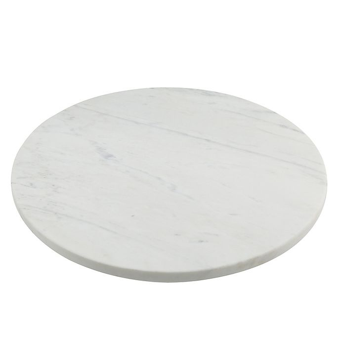 slide 2 of 2, Artisanal Kitchen Supply Straight Edge Marble Lazy Susan, 1 ct