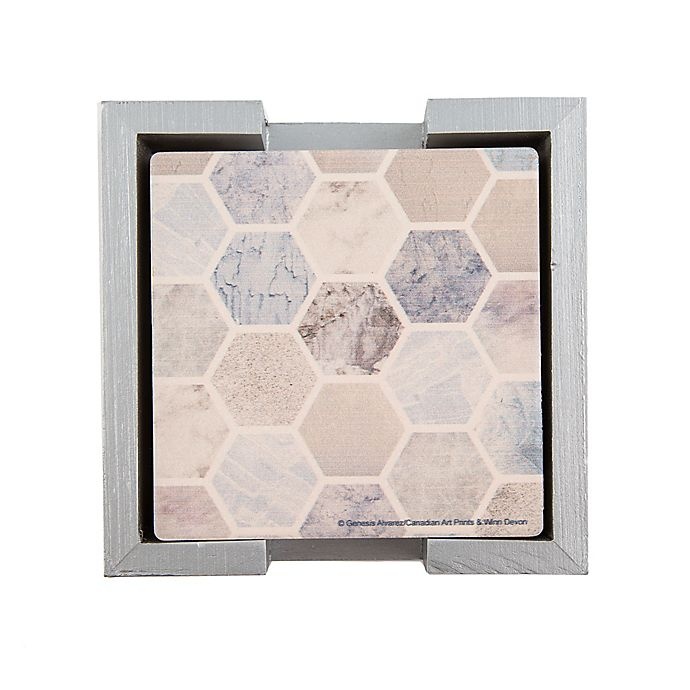 slide 2 of 4, Thirstystone Hexagon Spaces II Coasters, 4 ct