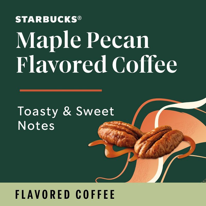 slide 3 of 7, Starbucks Keurig Maple Pecan Maple Light Roast Coffee Pods - 22 K-Cups, 22 ct