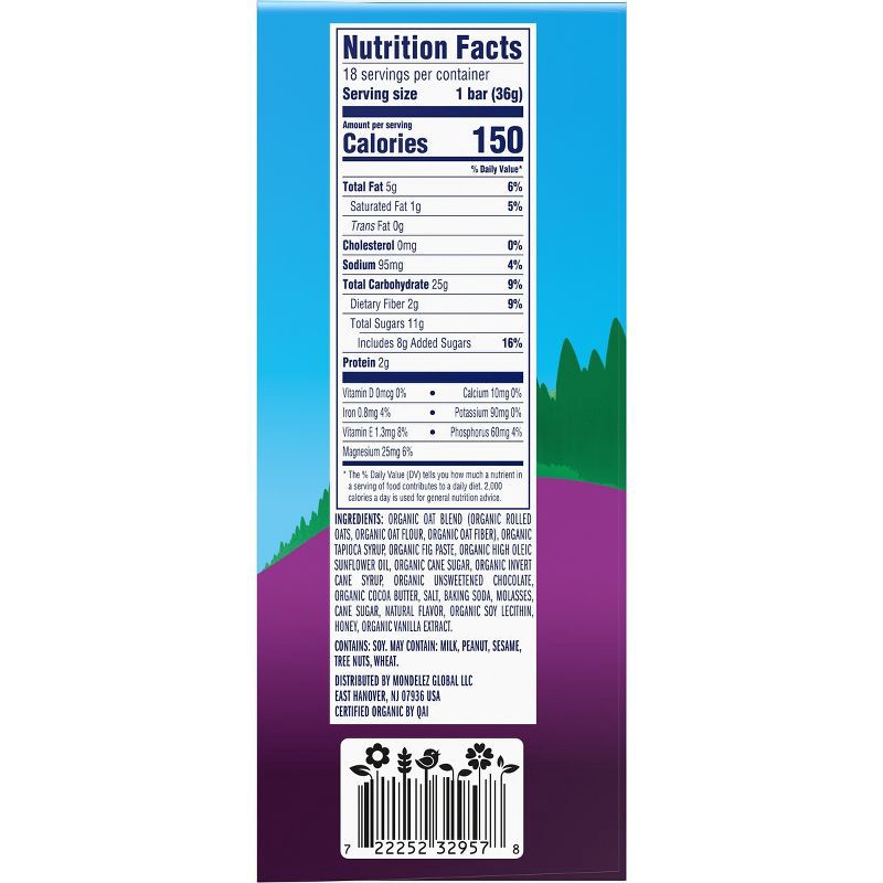 slide 11 of 15, CLIF KID ZBAR Chocolate Chip Granola Bar Organic - 22.86oz/18pk, 22.86 oz, 18 ct