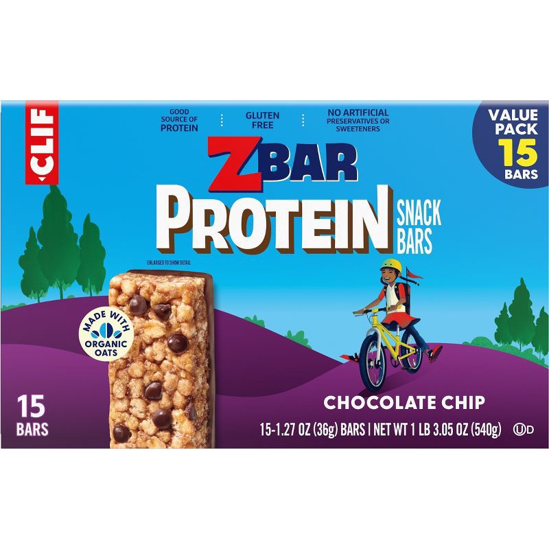 slide 2 of 21, Zbar Protein Chocolate Chip Granola Bars - 5g Protein - 19.05oz/15pk, 5 gram, 19.05 oz, 15 ct