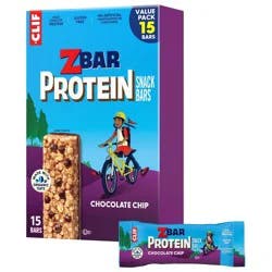 Zbar Protein Gluten Free Chocolate Chip Granola Snack Bars - 5g Protein - 19.05oz/15pk
