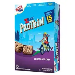 CLIF ZBAR PROTEIN CLIF Kid ZBAR Protein Chocolate Chip Snack Bars - 19oz/15ct