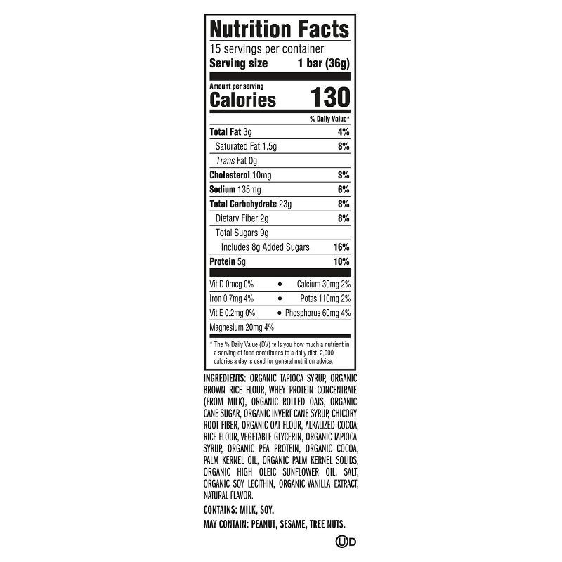 slide 4 of 14, CLIF KID ZBAR PROTEIN Chocolate Mint Granola Bar Made with Organic Oats - 5g Protein - 19.05oz/15pk, 5 gram, 19.05 oz, 15 ct