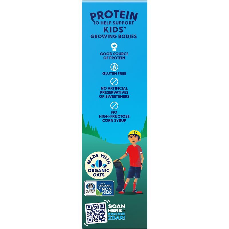 slide 11 of 14, CLIF KID ZBAR PROTEIN Chocolate Mint Granola Bar Made with Organic Oats - 5g Protein - 19.05oz/15pk, 5 gram, 19.05 oz, 15 ct
